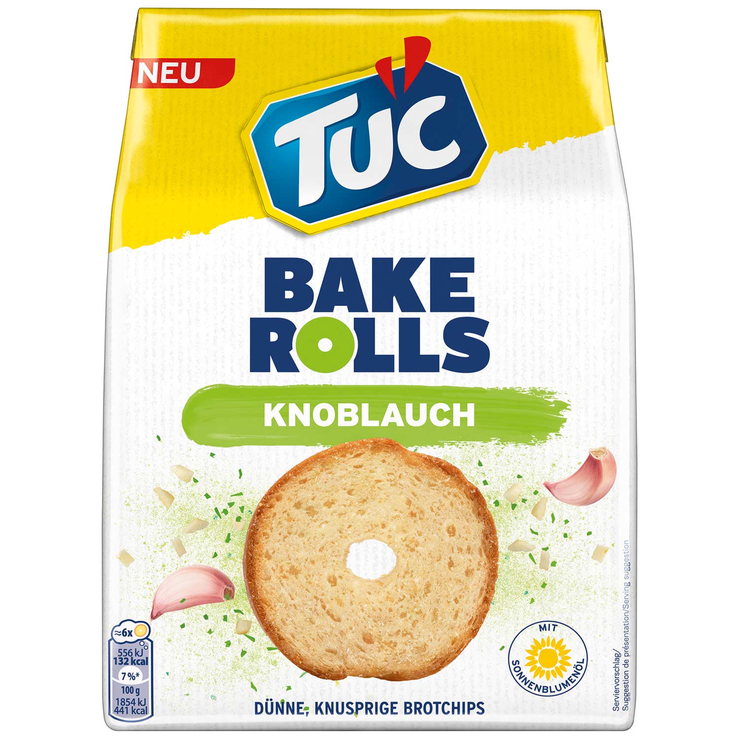 TUC Bake Rolls Knoblauch 150g - Snack Shark