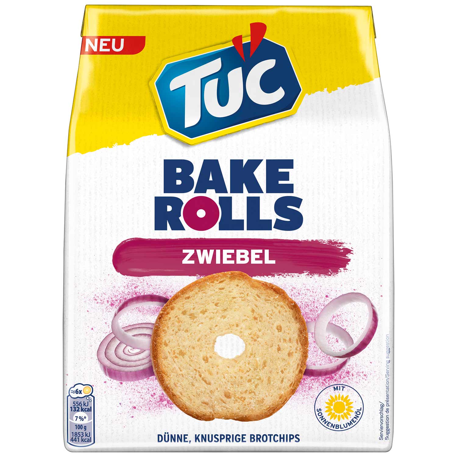 TUC Bake Rolls Zwiebeln 150g - Snack Shark