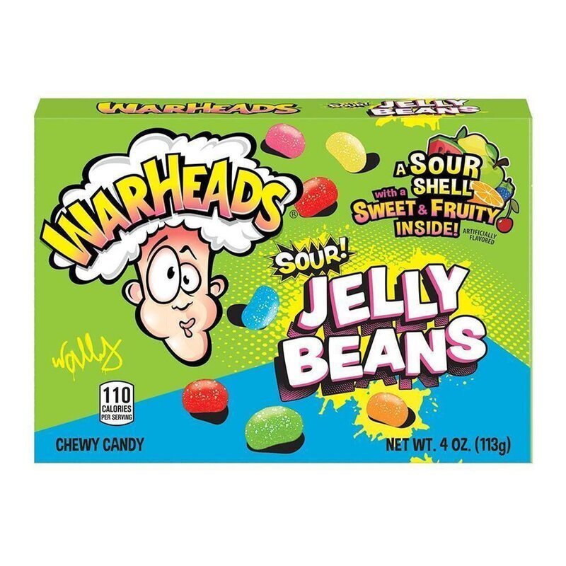 Warheads Sour Jelly Beans 113g - Snack Shark