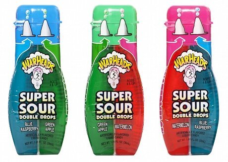 Warheads Super Sour Double Drops Liquid verschiedene Sorten 30ml - Snack Shark