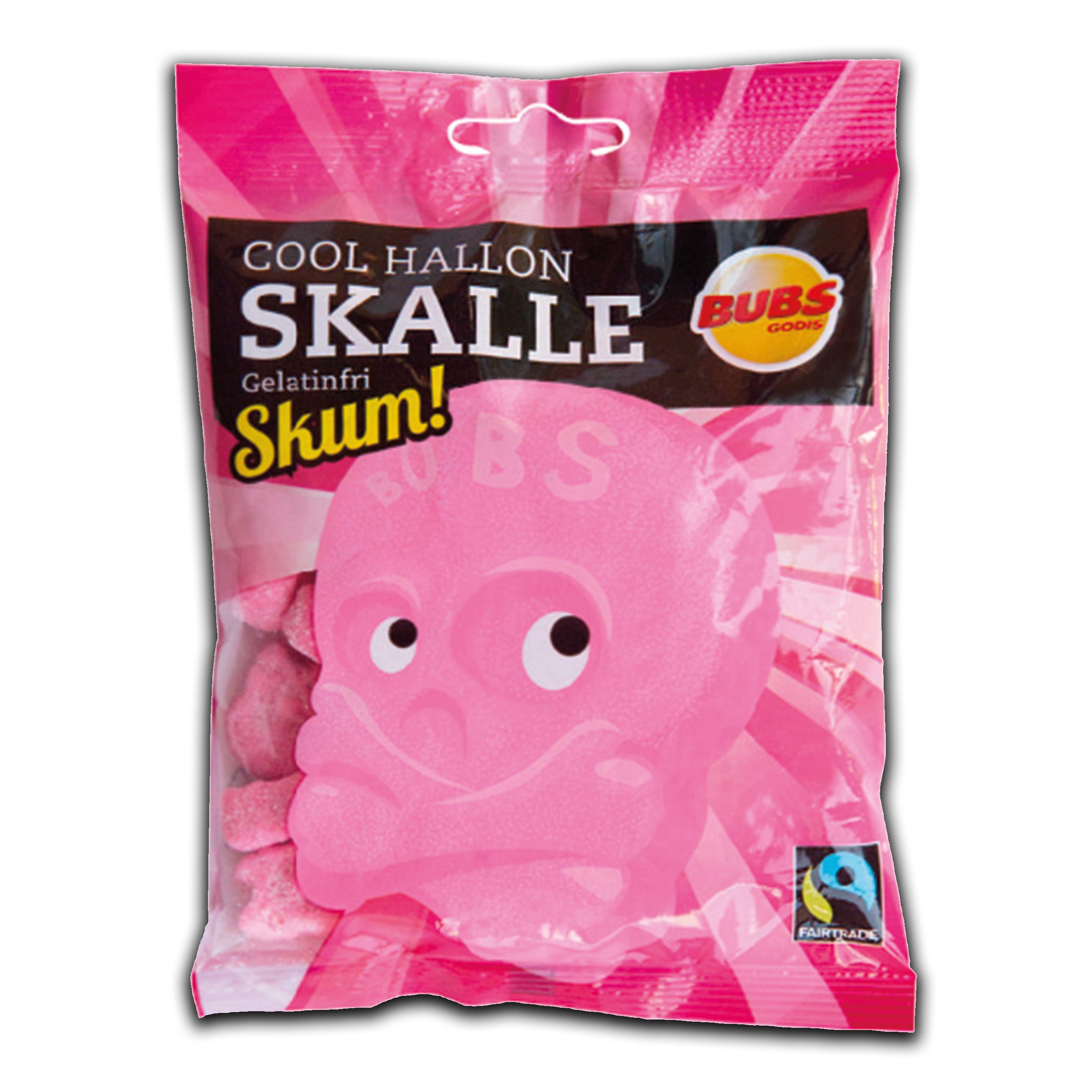 Bubs Skulls Foam Cool Raspberries