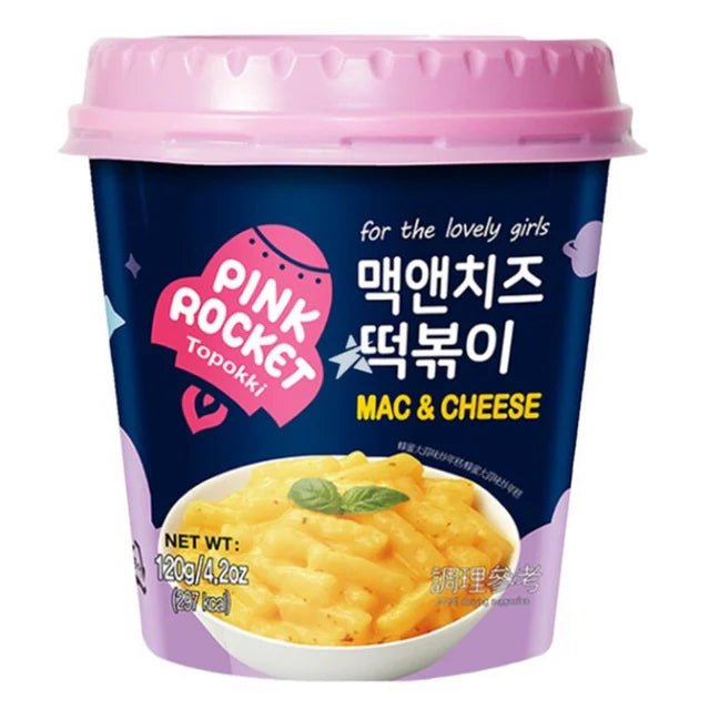 Youngpoong Pink Rocket Cup Topokki Mac & Cheese - Snack Shark