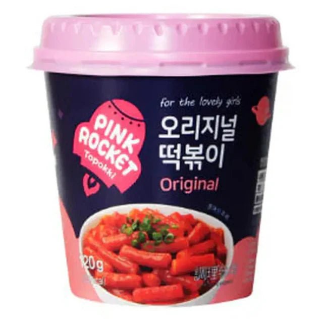 Youngpoong Pink Rocket Cup Topokki Original - Snack Shark