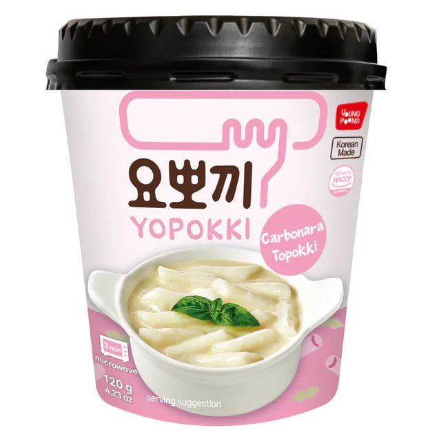Youngpoong Yopokki Cup Topokki Carbonara - Snack Shark