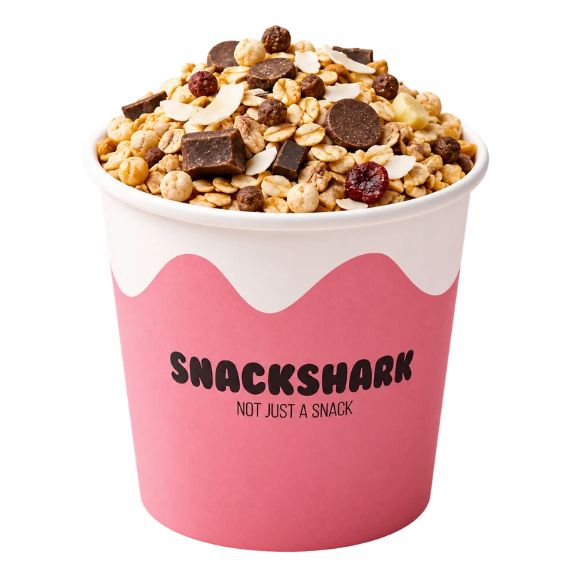 Rosa SnackShark Müsli-to-go-Becher